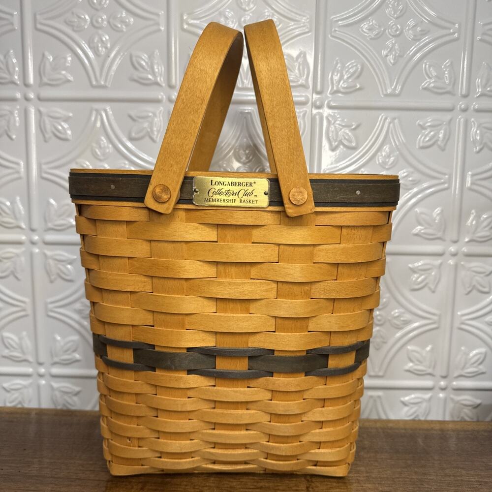 Longaberger Collectors Club Membership Basket 1998